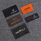 Clothing Factory Cheap Price Free Design Logo Custom Woven Labels For Clothing Damask Garment