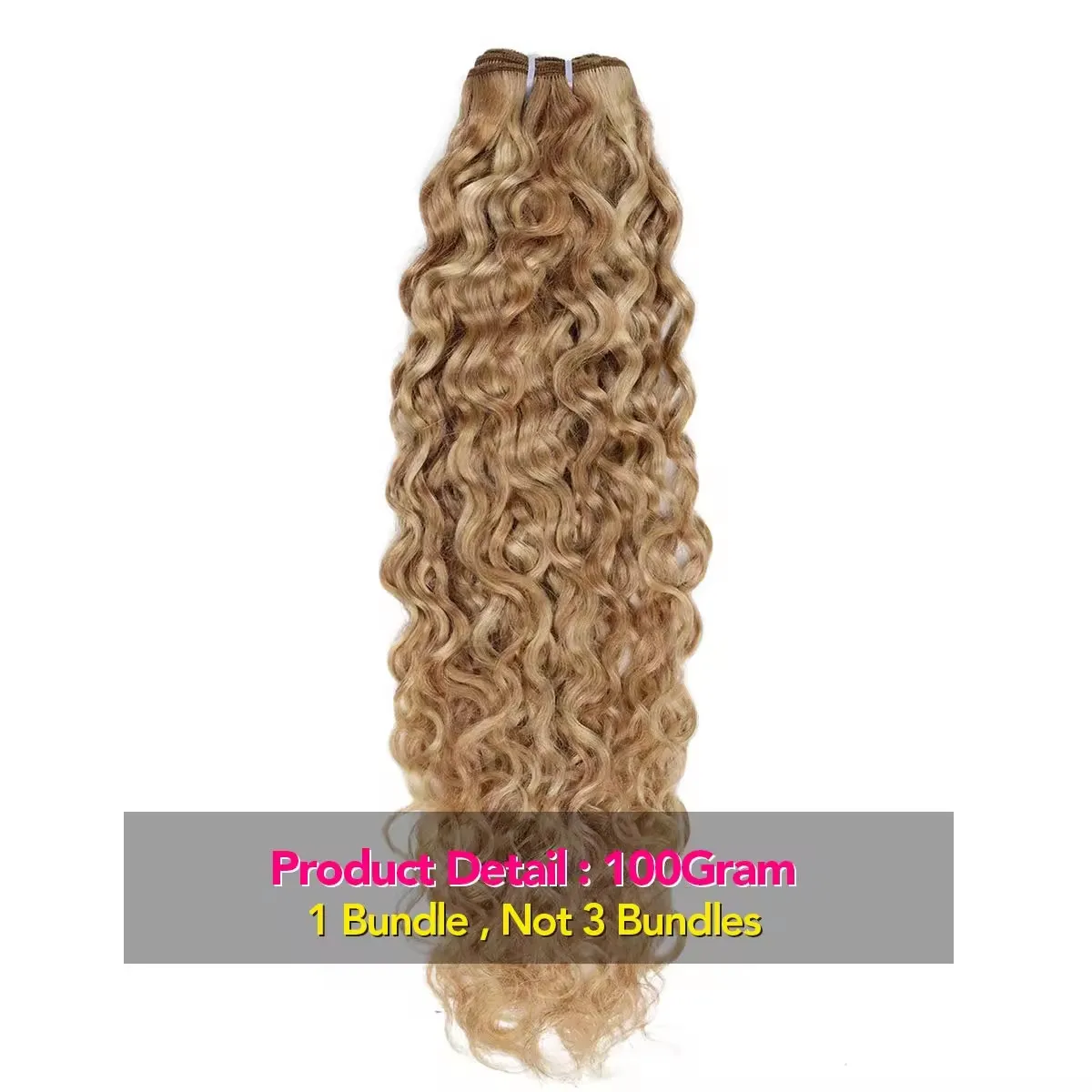 Bundles Human Hair Honey Blonde Deep Wave Bundles Blonde Bundles Soft