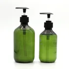 Plastic Bottle Plasticplasticplasticplastic Transparent Green Hand Sanitizer Pump Head Plastic Bottle