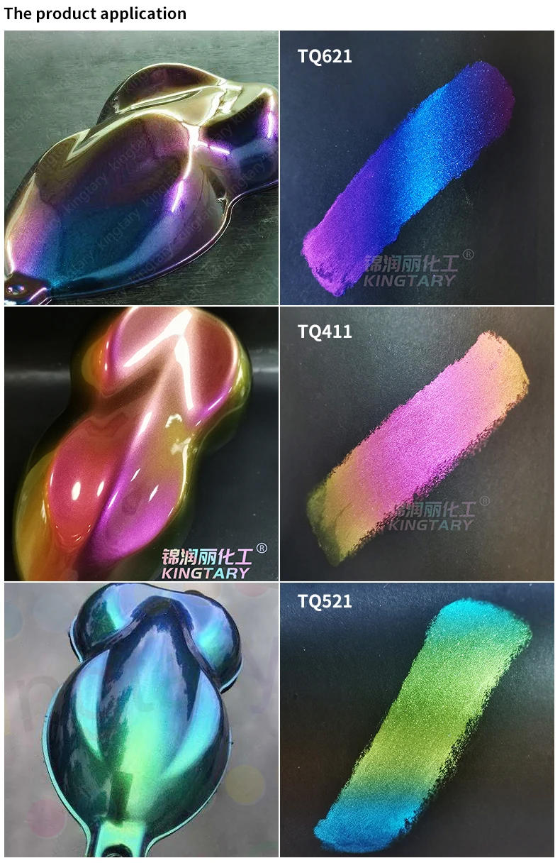 blue to purple color shifting pigment super chameleon effect ink