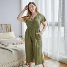 Rompers Fashion Wholesale Rompers Casual 100% Rayon Long Womens Jumpsuit
