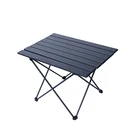 Hot Selling Cheap Custom Black Aluminium Folding Table Camp From China