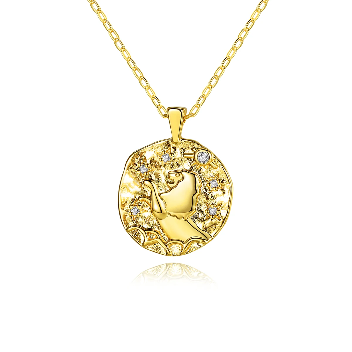 Luoteemi Zodiac Medallion Necklace 