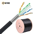 Cable Cable Wire Price Outdoor 4 PAIR 23AWG UTP Ftp Cat6 Internet Lan Cable Cat Cat 6 Wire