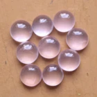 Natural Hot Sale High Quility 100% Natural Gemstone Smooth Rose Quartz Round Cabochon