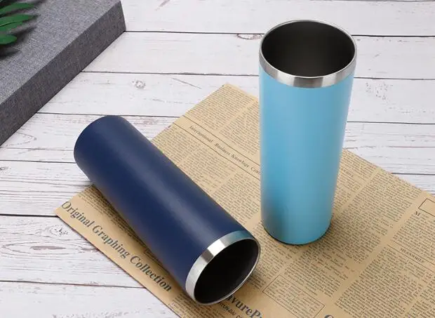 20oz Vacuum Water Cup Leakproof Sport Thermos Vacuum Insulated Stainless Steel Water Bottle