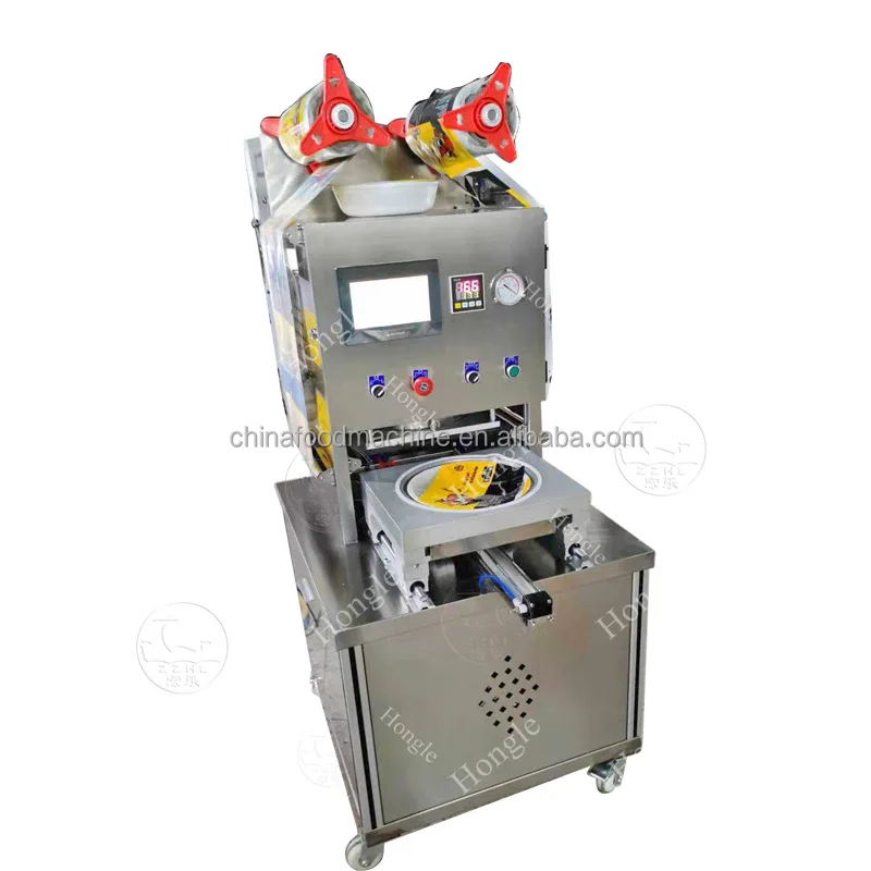 Reliable Automatic Plastic Deli Container Sealing Machine/cup Sealer Machine for Sale factory