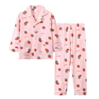 Girls 2021 Pajamas Kiddy Wear Girls Clothes 7 Years Kids 2 Piece Pants Set Kid Pyjamas