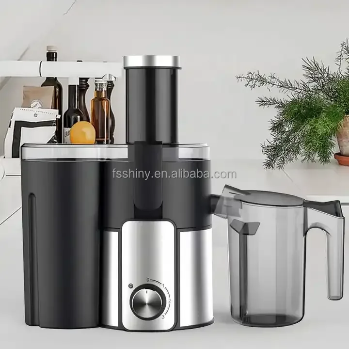 Large Power Stain Steel Big Feeding Mouth Commercial Juicer Blender