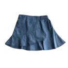 Skirt For Factory Supply Attractive Price Kids Short Skirt Lotus Leaf Skirt Blue Skirt For Kids