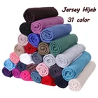 Shawl Scarf Women 180*80cm Jersey Modal Muslim Shawl Hair Headscarf Women Elastic Breathable Hijab Scarf