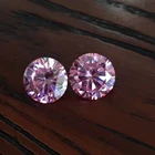 Lab Created Diamond Wholesale Lab Created Round Moissanite Stone Diamond 6.5mm Pink Moissanite Diamond
