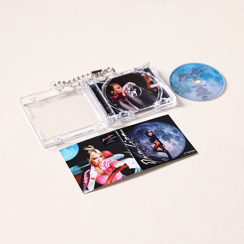 Ready to Ship Wholesale Custom Mini Blank CD Case Set NFC Album Keychain supplier