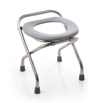 Folding bedside bath chair portable toilet seat commode for elderly Commode Chair For Elderly