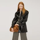 Jacket Women's Modern Suits Good Quality Long PU Office Clothes Jacket Oversized Stylish Blazers Ladies Women Tops