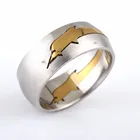 Silver Ring Fashion Silver Color 316L Stainless Steel Ring For Men Women CZ Stone Jewelry