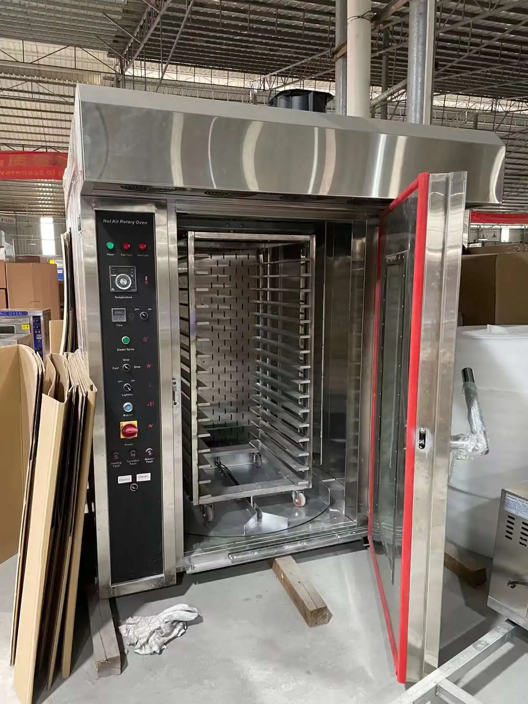 12 trays rotary oven for bakery