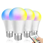 Led Ledled Rgb Led Bulb Popular Color Changing RGB Bulb With Remote Control Dimmable LED Bulb 7W 600LM CE ROHS