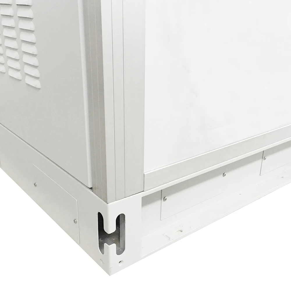 Telecom Cabinet IP 55 Telecommunication Equipment Outdoor HJ-OTC-FF Floor Mounted HUIJUE 4 Pcs DC24V Fans Foam Sandwich Panel