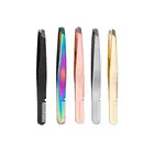 Tweezers With Best Selling Custom Private Logo Stainless Steel Eyebrow Tweezers With Comb