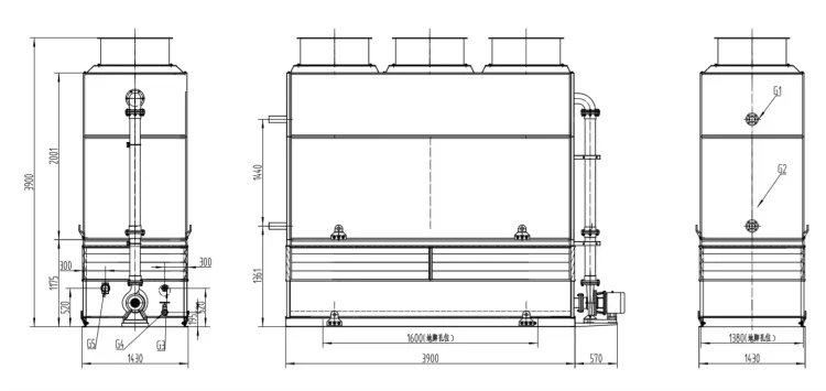 Cooling Tower, 380V, 15kW - detail 4