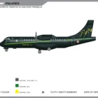 Usb Flash Drive PVC Custom Atr72 Shaped USB Stick USB 2.0 USB Flash Drive