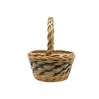 Wicker Hand New Design Nature Wicker Rattan Picnic Love Gift Hand Woven Baskets