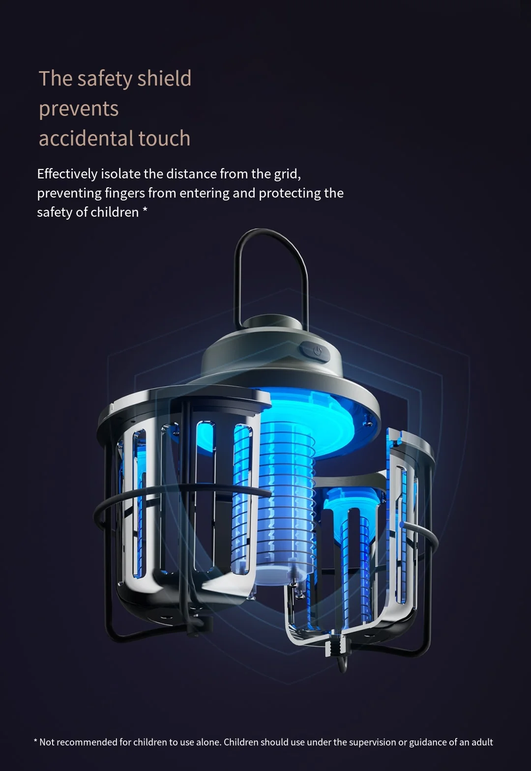 Xiaomi one-stop supplier:Cokit Portable Retro Outdoor Flame Mosquito Killer Lamp