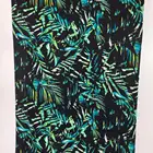 Hot Sale High Quality Palm Leaves Pattern In Digital Print For Women's Dress