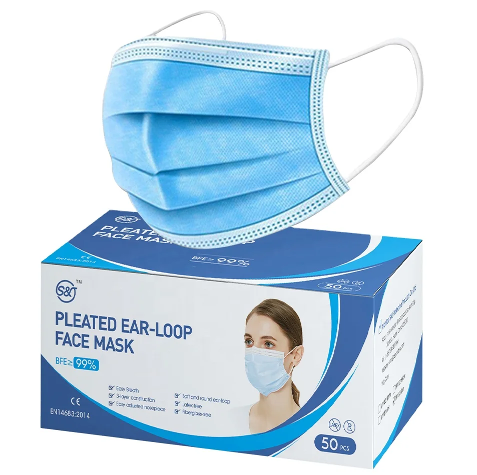 Sj Oem Wholesale Blue Surgical Mask Supplier 3 Layers Disposable Cotton Earloop Face Mask Medical - Buy Face Mask Medical,Blue 3 Layers Face Mask,Sj Oem Wholesale Blue Surgical Mask Supplier Layers