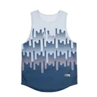 Dry Singlets Custom Sublimation Print Soft Lightweight Quick Dry Athletic Gym Fitness Mens Running Singlets Wear