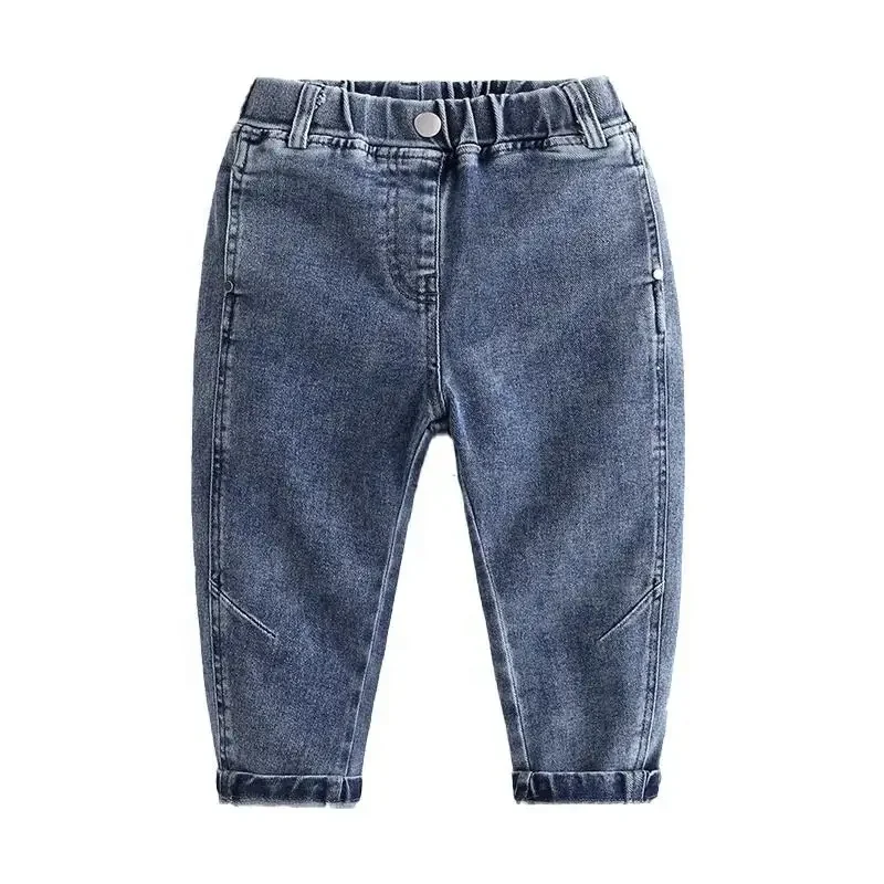 2-10 Years Children Fashion Clothes Classic Denim Clothing Long Trousers Baby Boy Casual Bowboy Kids Boys Jeans Pants