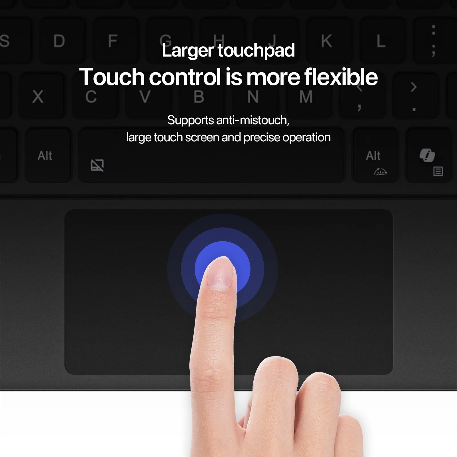product the magic keyboard for surface pro12 for bluetooth touch control laudtec-6