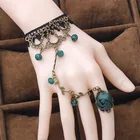 Vintage Bracelet Vintage Flower Vine Spirit Crystal Charm Bracelet Temperament Lace Jewelry Bracelet Women