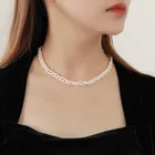 Tiny Nature Trendy Tiny Nature Freshwater Pearl And Bead Choker Necklace Pearls Top Quality