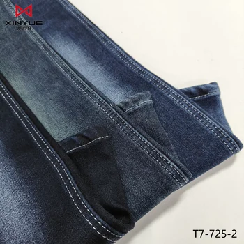 Denim fabrics for Jeans men clothing 100 percent cotton yarn stretch fabric stripe fabric durable materials