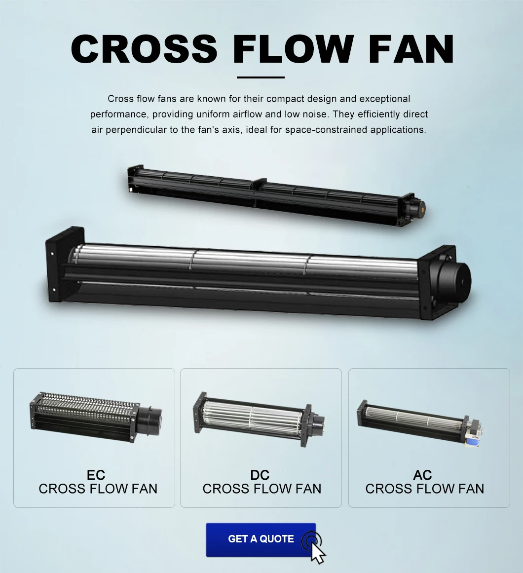 Tangential Fan, 12V, 24V, 48V, 30mm - detail 6