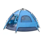 Person Tent 4-5 Person Outdoor Automatic Waterproof Double Layer Pop Up Camping Hexagon Tent