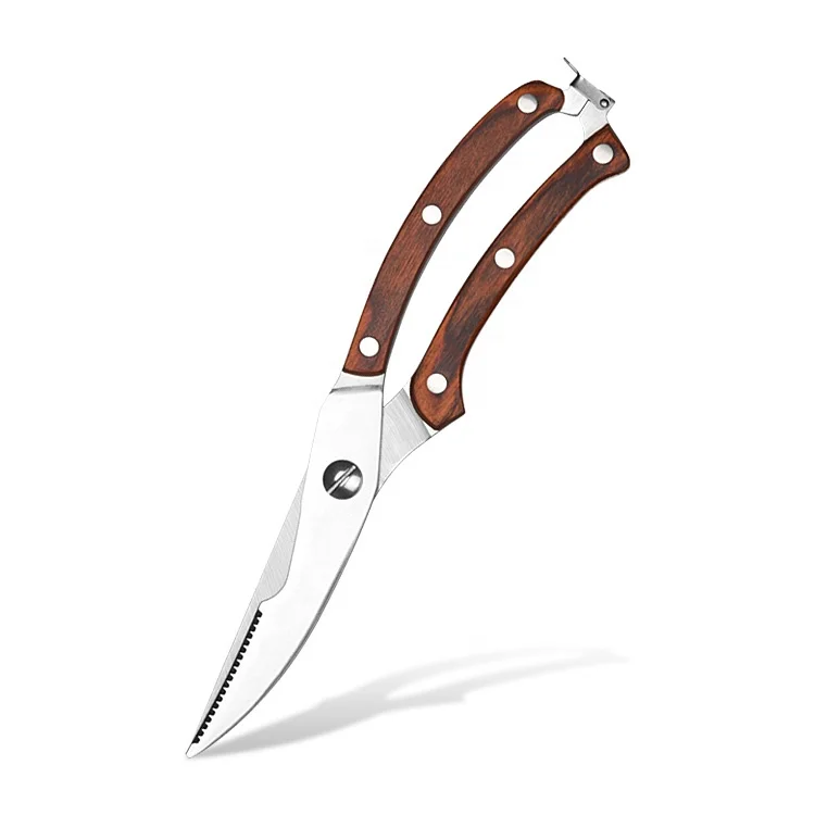 High Quality Easy Hold Heavy Duty Kitchen Scissors Best Stainless Steel Kitchen Scissors Shears