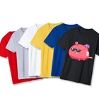 Shirt T-shirt Custom Solid Color 200g Blank Short Sleeve Unisex Round Collar Advertising Shirt Printed Logo