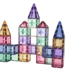 Toy Toys 2021 Educational Toy MNTL T08 120pcs Star Shape Design Magnet Tile Kid Build Block Toy Block Magnetic Toys Blocks