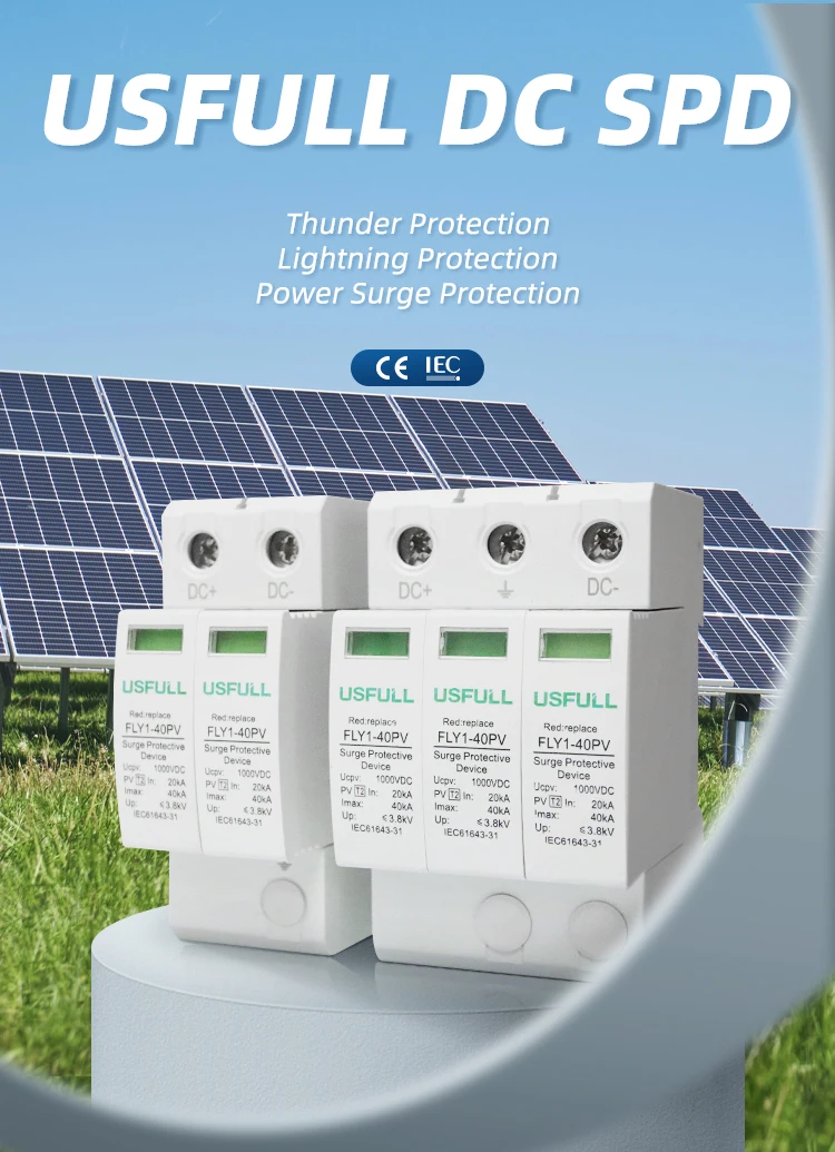 Usfull Fly Pv Dc Spd V V V V Surge Protector Solar Pv