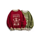 100% Sweater Jacquard Sweater Plus Sizes Crew Neck Jacquard Knit 100% Acrylic Sweater Pullover For Men