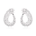 Earrings Women Earrings 925 Sterling Silver Piercing Bitch Hoop Earrings Women Wedding Jewelry