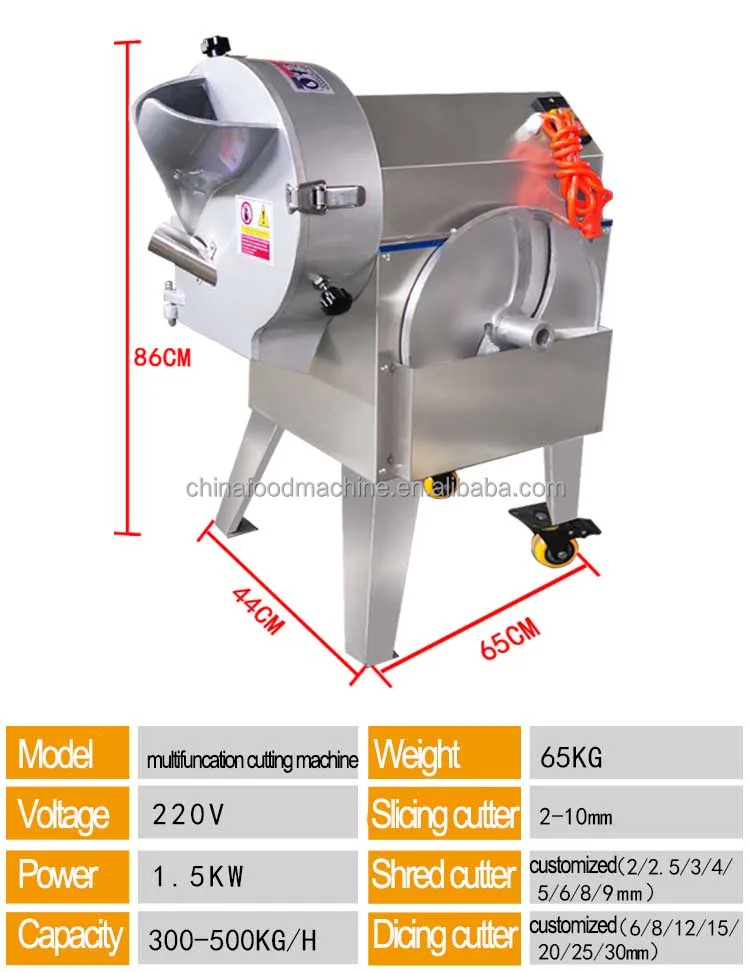 Vegetable Cutting Machine Multi Function Vegetable Cutting Machine Industrial Salad Master Vegetable Cutter Equipment supplier