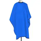Cutting Cape Print Salon Logo Waterproof Polyester Hair Cutting Blue Custom Cape Barber