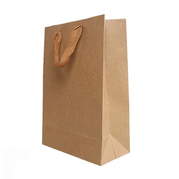 Manufacturers direct sales spot shopping with green kraft paper bags