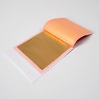 Metal Metal 23.5K 3.15*3.15in Real Genuine Gold Foil Metal Leaf For Furniture Decoration