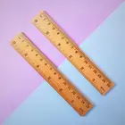 Measuring Tool Wood Wholesale Cheap High Quality 15cm Wooden Measuring Tool Wooden Straight Ruler With Color Printing