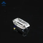 Cut Diamond Crysdiam Emerald Cut VS1 Lab Grown Cvd Rough Diamond Loose Diamond For Pendant Making